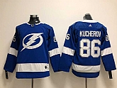 Youth Tampa Bay Lightning 86 Nikita Kucherov Blue Adidas Stitched Jersey